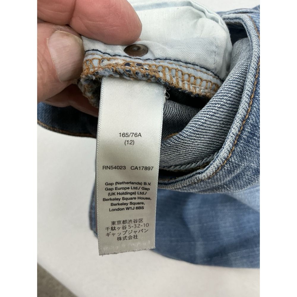Womans Excellent Condition Gap Premium Skinny Blue Jeans 12/31S 0128/B-3 - Picture 5 of 9